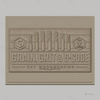 Fichier CNC & impression 3D outils de fraisage, forêt, fraises de coupe, grain bois, haute qualité relief STL