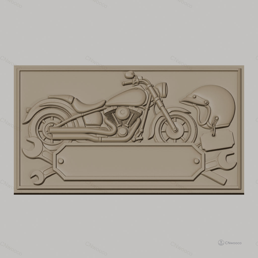 Fichier CNC & impression 3D moto, casque et outils mécanique, haute qualité relief STL
