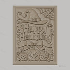 Fichier CNC & impression 3D Halloween, citrouilles, chapeau de sorcière, toile d'araignée, haute qualité relief STL