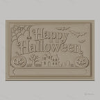 Fichier CNC & impression 3D Halloween, citrouilles, chauves-souris, maison hantée, toile d'araignée, haute qualité relief STL