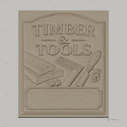 Fichier CNC & impression 3D thème bois et outils, planche, équerre, ciseau à bois, copeaux, haute qualité relief STL
