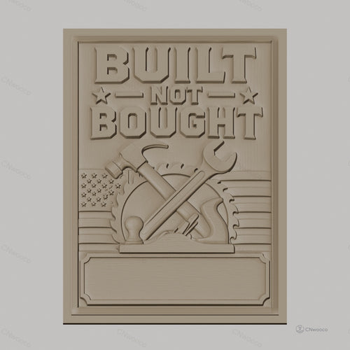 Fichier CNC & impression 3D panneau outils de menuiserie marteau clé drapeau américain haute qualité relief STL