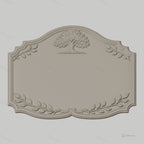 Fichier CNC & impression 3D enseigne murale décorative arbre et feuillages, STL très haute qualité