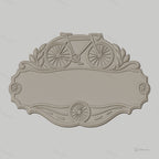 Fichier CNC & impression 3D enseigne vélo vintage design, STL très haute qualité