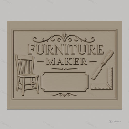 Fichier CNC & impression 3D meuble, chaise, ciseau, équerre, haute qualité relief STL
