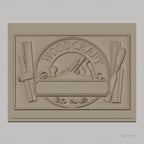 Fichier CNC & impression 3D bois, outils de menuisier et plaque personnalisable, haute qualité relief STL