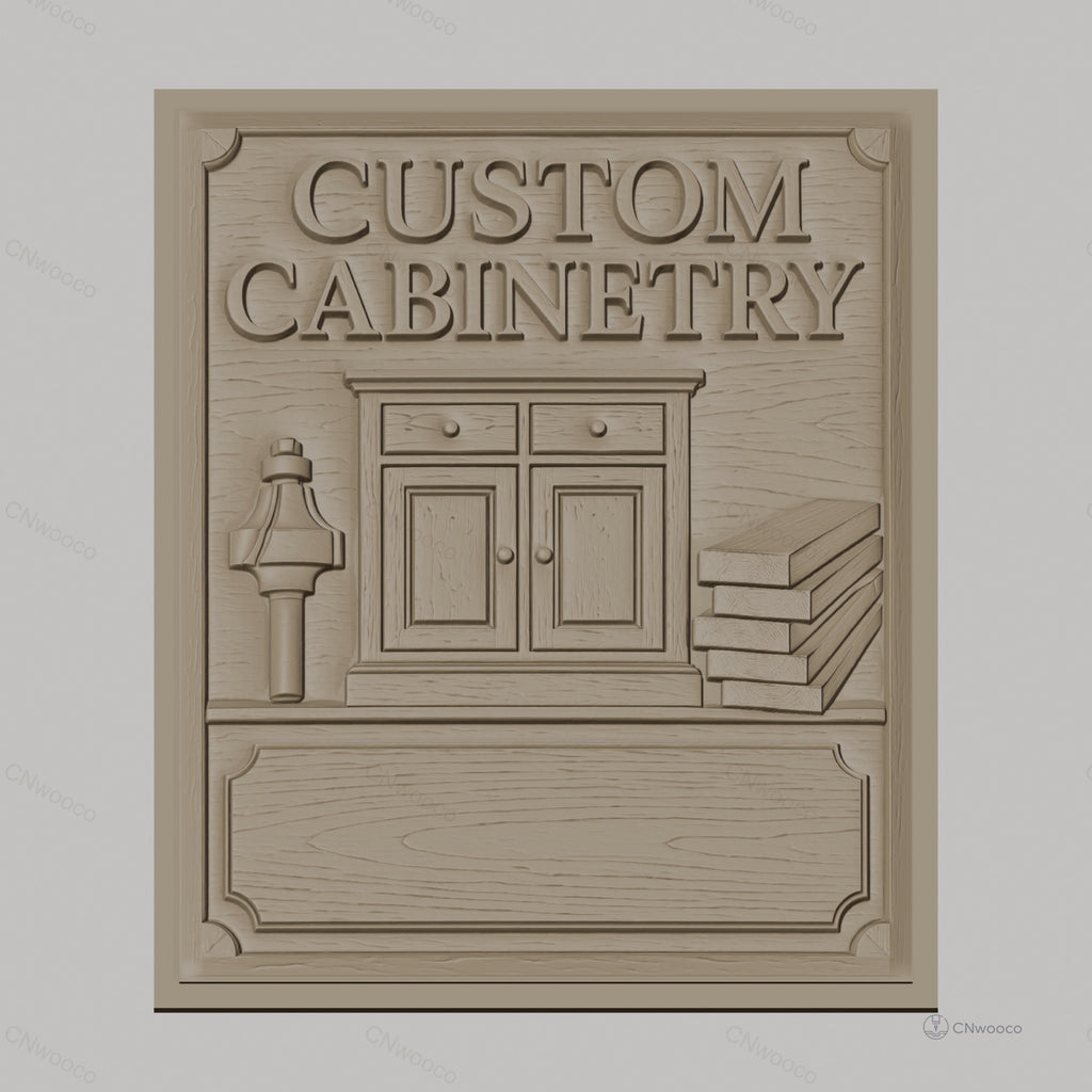 Fichier CNC & impression 3D Custom Cabinetry, outils de menuiserie et bois, haute qualité relief STL