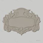 Fichier CNC & impression 3D plaque décorative fer forgé et outils, STL très haute qualité