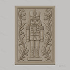 Fichier CNC & impression 3D casse-noisette, décoration florale, haute qualité relief STL