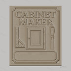Fichier CNC & impression 3D Cabinet Maker, porte, équerre, ciseau à bois, haute qualité relief STL