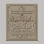 Fichier CNC & impression 3D atelier CNC, fraiseuse, machine à bois, haute qualité relief STL