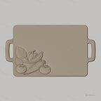 Fichier CNC légumes et panier, bas-relief pour sculpture sur bois, STL