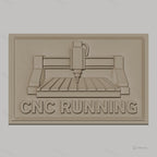 Fichier CNC & impression 3D machine CNC running, panneau relief haute qualité relief STL
