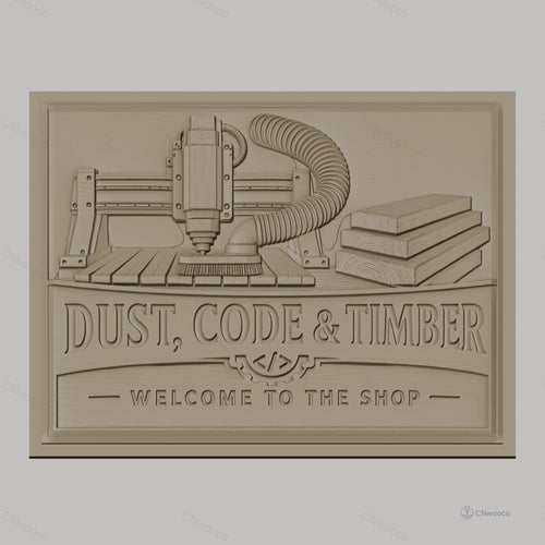 Fichier CNC & impression 3D machine CNC, bois empilé, haute qualité relief STL