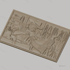 Fichier CNC & impression 3D artisan au travail, sellerie et outils de cuir, haute qualité relief STL