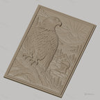 Fichier CNC & impression 3D aigle américain, drapeau, casque militaire, bottes, nature et montagne, haute qualité relief STL
