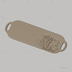 Fichier CNC barbecue outils cuisine, bas-relief pour sculpture sur bois, STL