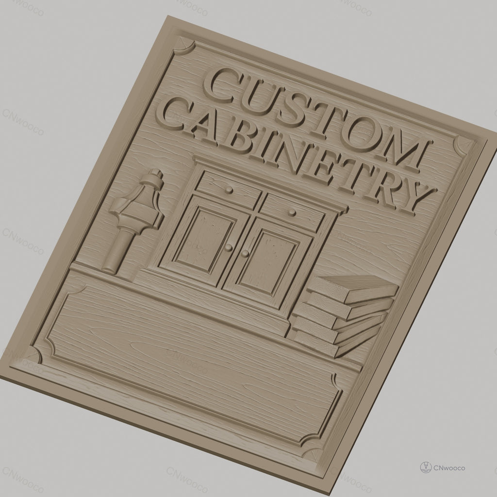 Fichier CNC & impression 3D Custom Cabinetry, outils de menuiserie et bois, haute qualité relief STL