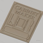 Fichier CNC & impression 3D Cabinet Maker, porte, équerre, ciseau à bois, haute qualité relief STL