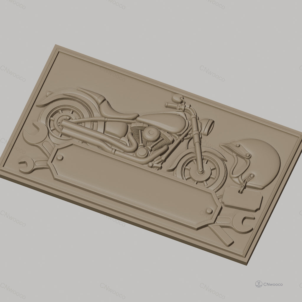 Fichier CNC & impression 3D moto, casque et outils mécanique, haute qualité relief STL