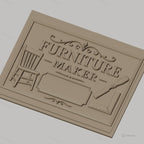 Fichier CNC & impression 3D meuble, chaise, ciseau, équerre, haute qualité relief STL