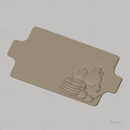 Fichier CNC décoration pancakes sirop feuilles d'érable bas-relief pour sculpture sur bois, STL