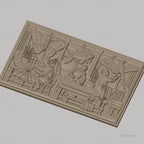 Fichier CNC & impression 3D atelier artisan papillon poisson oiseau, fabrication traditionnelle, haute qualité relief STL