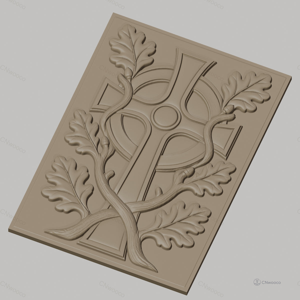 Fichier CNC & impression 3D patio mauresque, arcades et bassin central, haute qualité relief STL