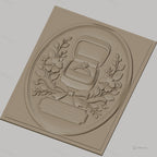 Fichier CNC & impression 3D bague de fiançailles, boîte à bijoux, fleurs et ruban, haute qualité relief STL