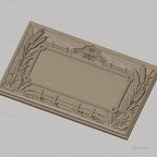 Fichier CNC & impression 3D paysage ferme, grange, épis de blé, roues et clôture, haute qualité relief STL