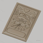 Fichier CNC & impression 3D mariage, voiture just married avec cloches, haute qualité relief STL