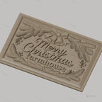 Fichier CNC & impression 3D Noël, décorations de ferme, cloches, pommes de pin, haute qualité relief STL