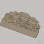 Fichier CNC porte-clés mural enseigne Ranch western cowboy décor STL très haute qualité