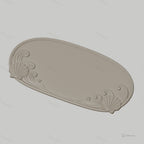 Fichier CNC & impression 3D plaque décorative marine avec coquillages, STL très haute qualité