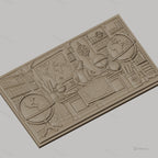 Fichier CNC & impression 3D cartographie, bibliothèques, globes terrestres, homme et cartes ancienne, haute qualité relief STL
