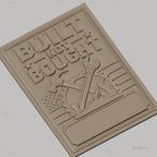 Fichier CNC & impression 3D panneau outils de menuiserie marteau clé drapeau américain haute qualité relief STL