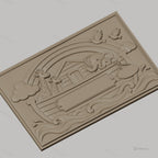 Fichier CNC & impression 3D Arche de Noé, animaux girafes éléphants colombe et arc-en-ciel, haute qualité relief STL