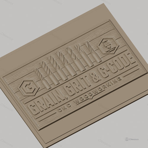 Fichier CNC & impression 3D outils de fraisage, forêt, fraises de coupe, grain bois, haute qualité relief STL