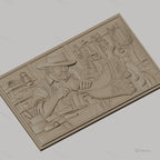 Fichier CNC & impression 3D artisan au travail, sellerie et outils de cuir, haute qualité relief STL