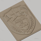 Fichier CNC & impression 3D armure de Dieu, bouclier, épée, casque, croix, haute qualité relief STL