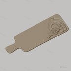 Fichier CNC planche à découper, four à pizza, pizza et tomates, bas-relief pour sculpture sur bois, STL
