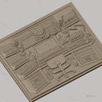 Fichier CNC & impression 3D studio musique électronique, synthétiseurs, clavier, casque, siège haute qualité relief STL