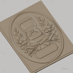 Fichier CNC & impression 3D bague de fiançailles, boîte à bijoux, fleurs et ruban, haute qualité relief STL