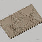 Fichier CNC & impression 3D chantier naval, bateau en cale sèche, échafaudages, haute qualité relief STL