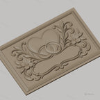 Fichier CNC & impression 3D thème amour, cœur, alliances, fleurs, cadres ornementaux, haute qualité relief STL
