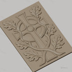 Fichier CNC & impression 3D patio mauresque, arcades et bassin central, haute qualité relief STL
