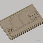 Fichier CNC & impression 3D Tables des lois, rayons du soleil, branchages d'olivier, haute qualité relief STL