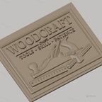 Fichier CNC & impression 3D Sainte Famille, atelier menuisier, outils de travail, haute qualité relief STL