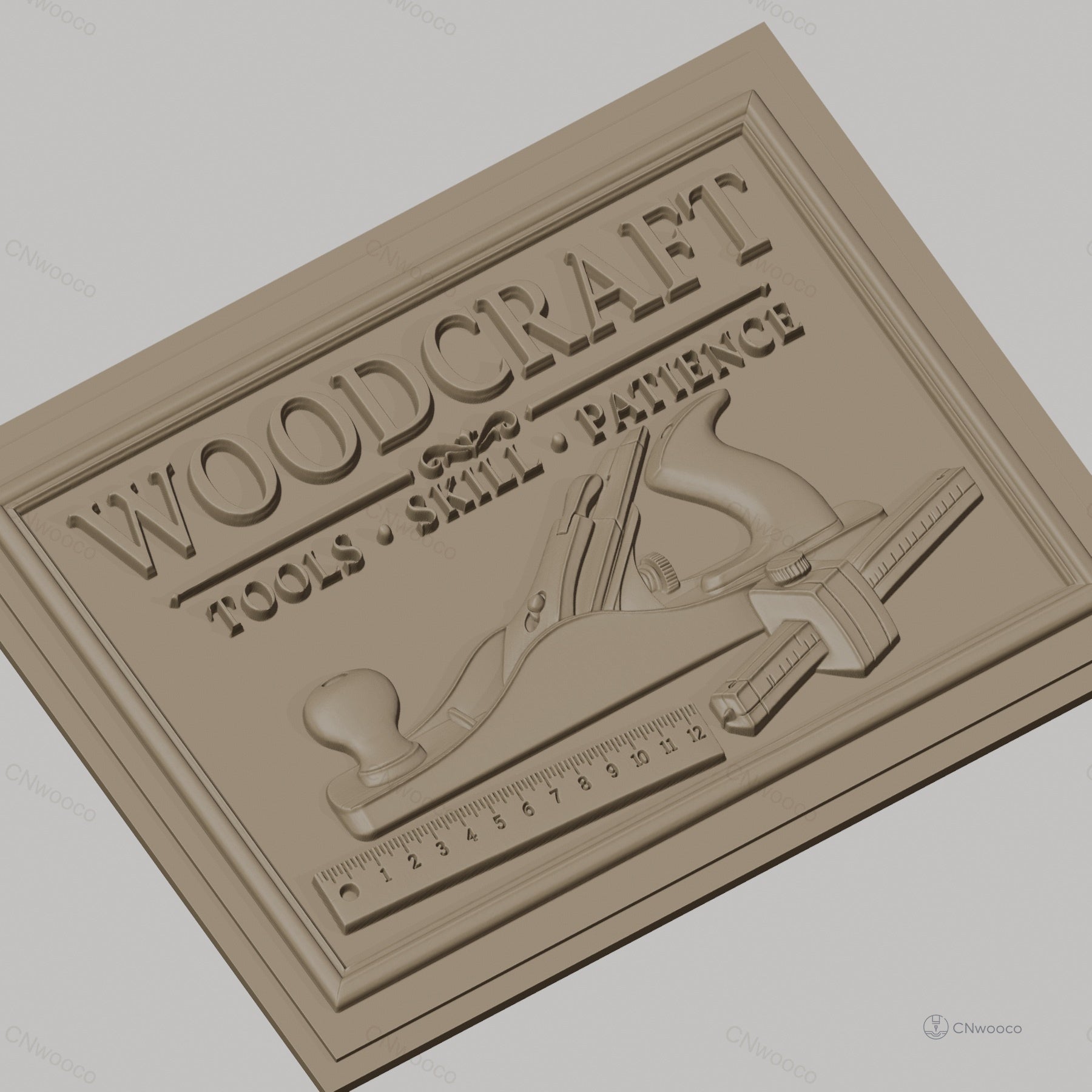 Fichier CNC & impression 3D Sainte Famille, atelier menuisier, outils de travail, haute qualité relief STL