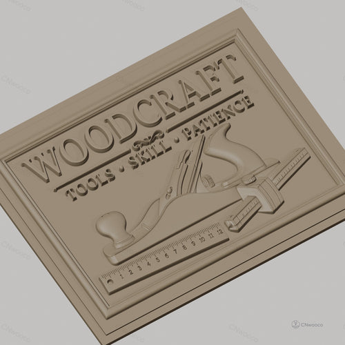 Fichier CNC & impression 3D Sainte Famille, atelier menuisier, outils de travail, haute qualité relief STL